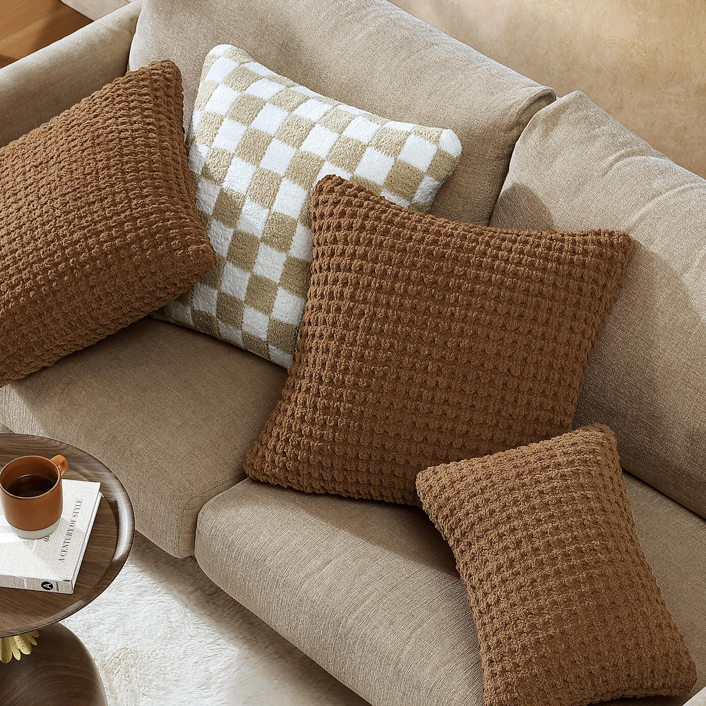 Snug Waffle Throw Pillow - Image 9