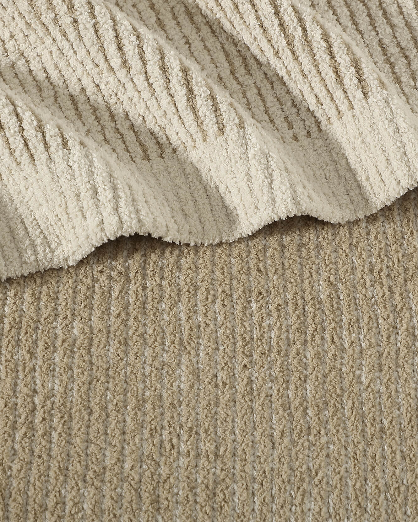 Two-Tone Ribbed Bed Blanket | Last Chance - Image 6