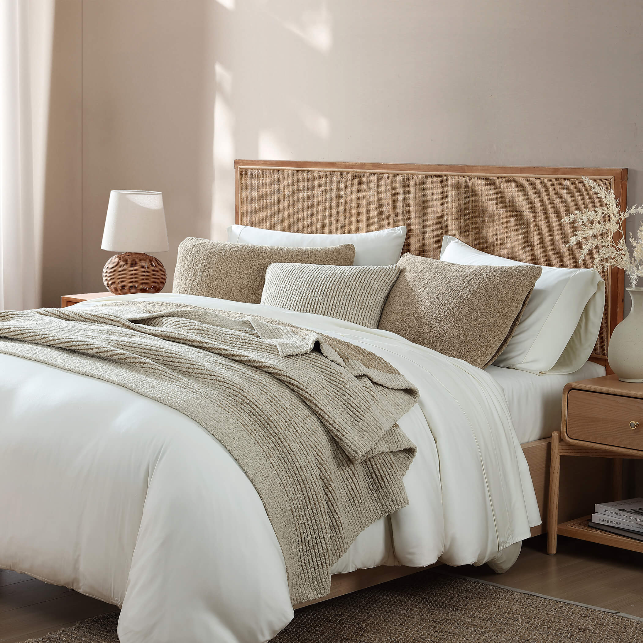 Two-Tone Ribbed Bed Blanket | Last Chance - Image 7