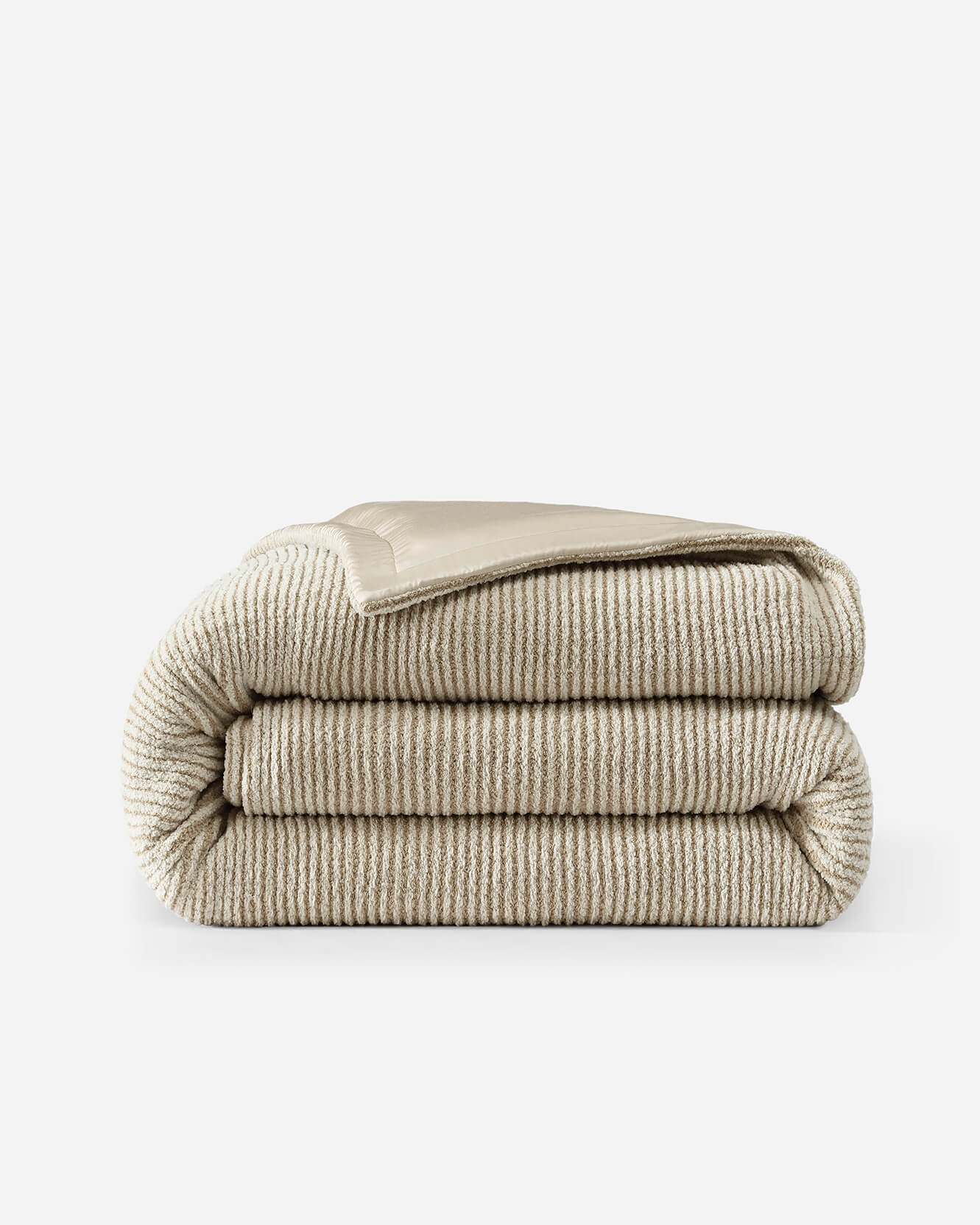 Two-Tone Snug Ribbed Bamboo Duvet Cover | Last Chance