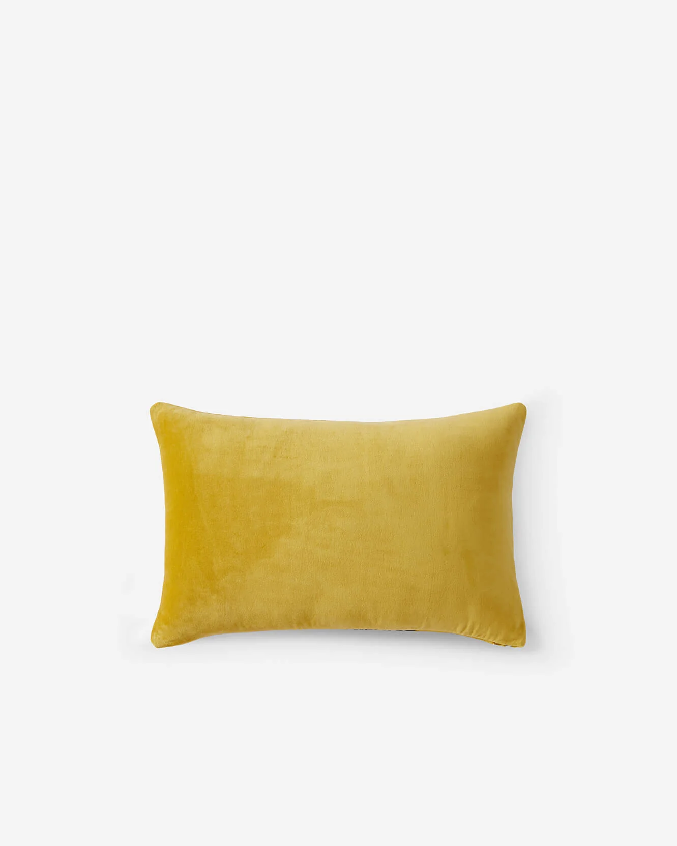 Velvet Watercolor Zebra Small Lumbar Pillow - Image 4