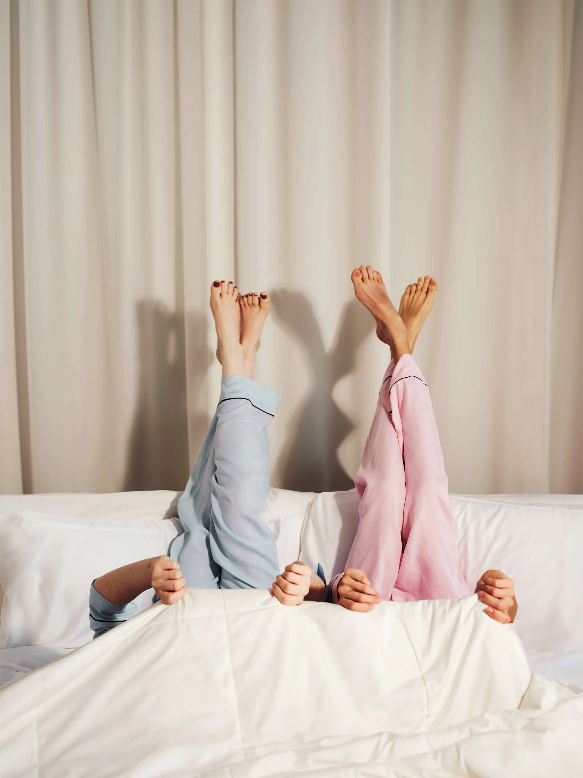 Woven Cotton Long Pajama Set - Image 9