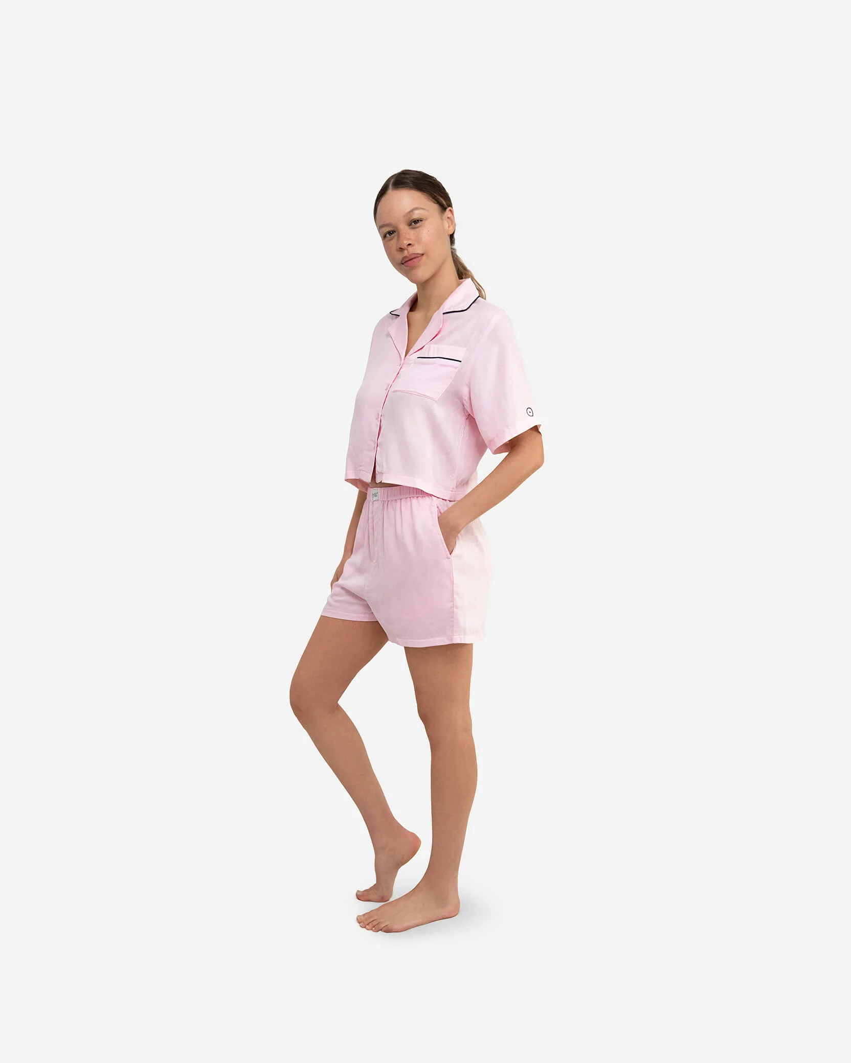 Woven Cotton Short Pajama Set - Image 14