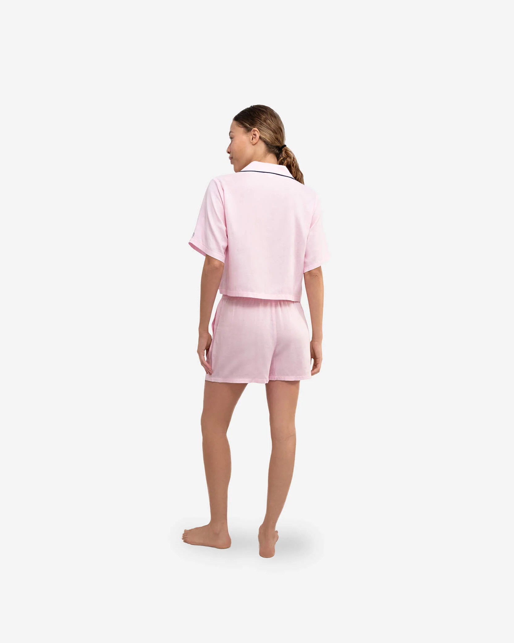 Woven Cotton Short Pajama Set - Image 17