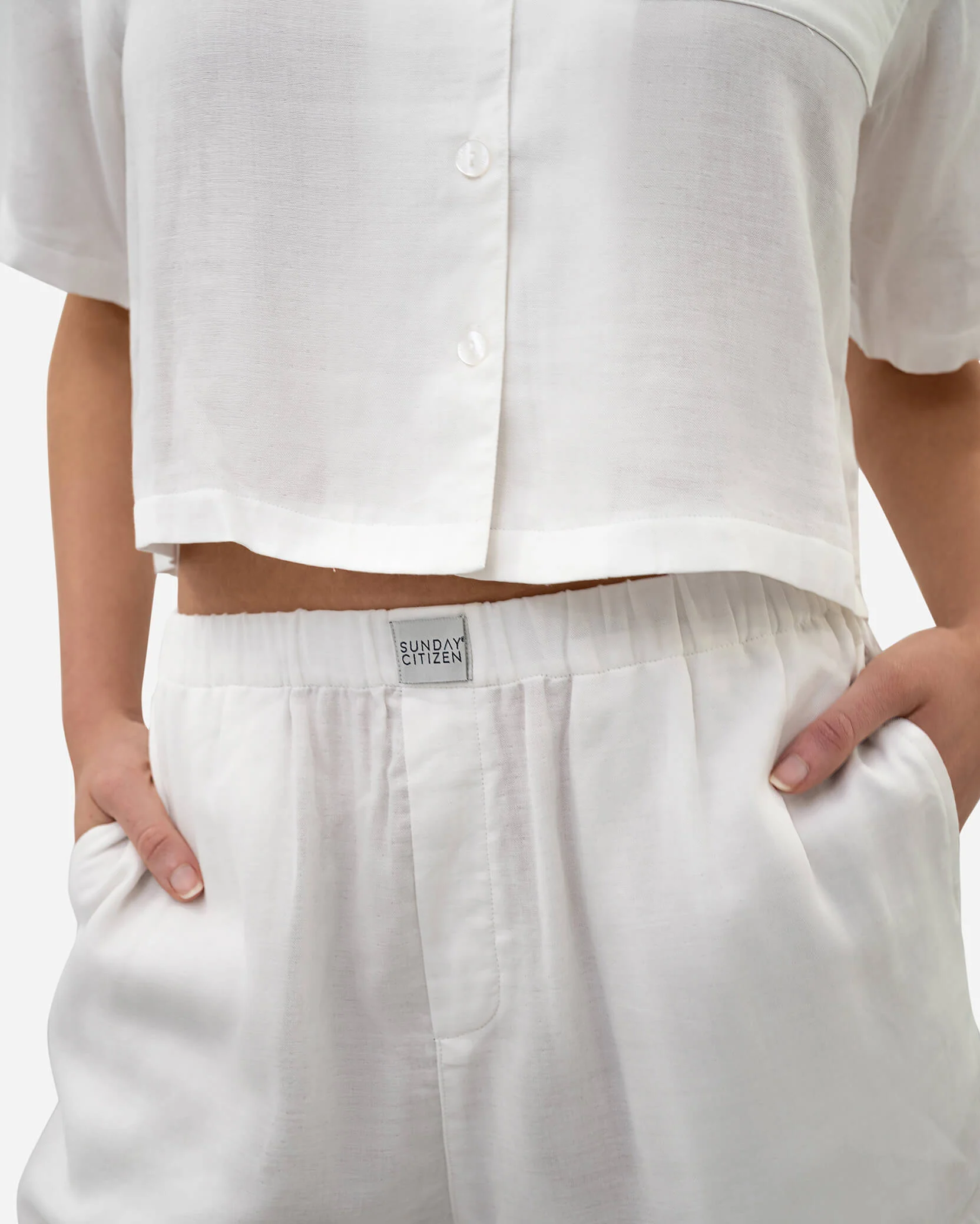 Woven Cotton Short Pajama Set - Image 7