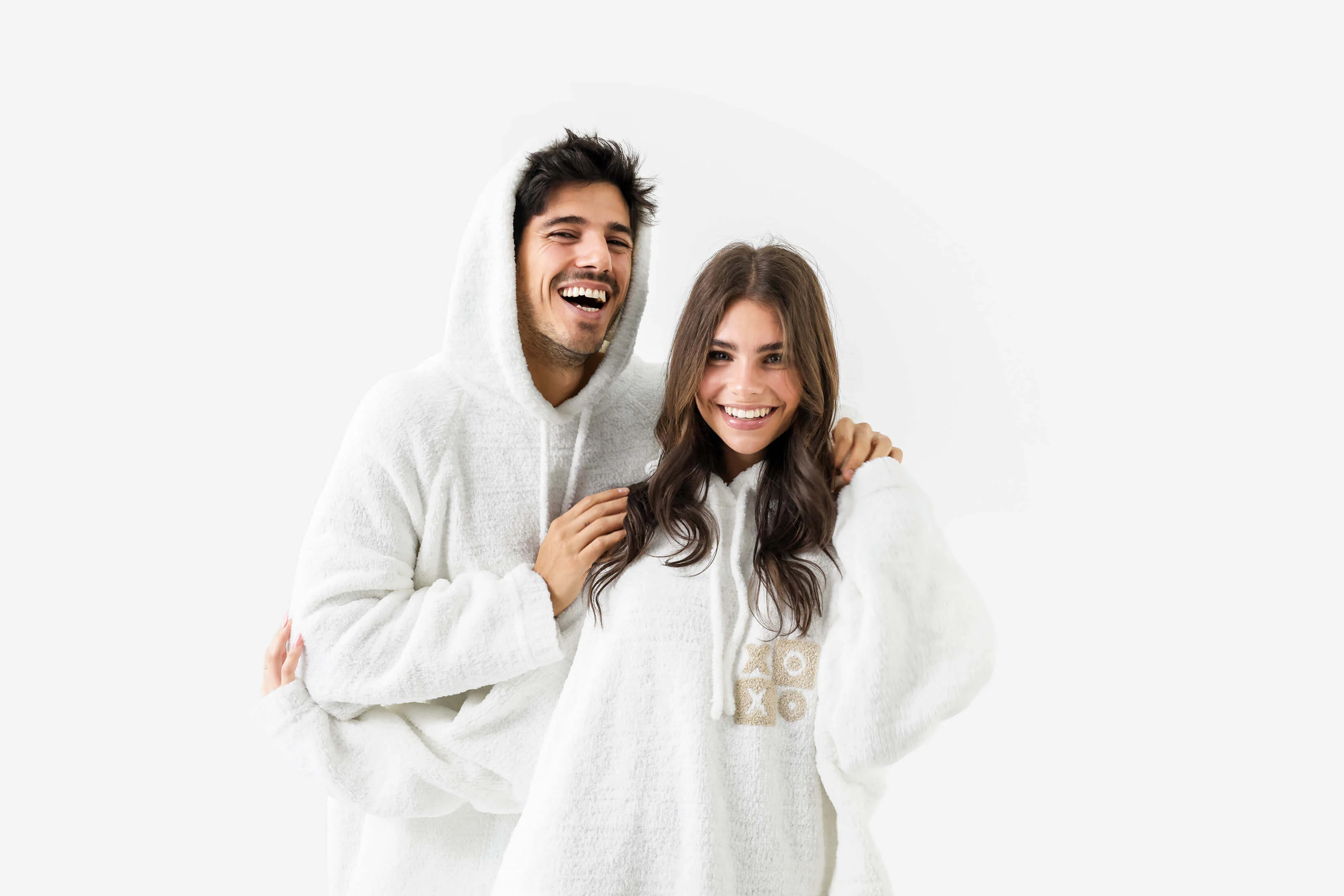 XO Checkerboard Snug Blanket Hoodie | Last Chance - Image 5