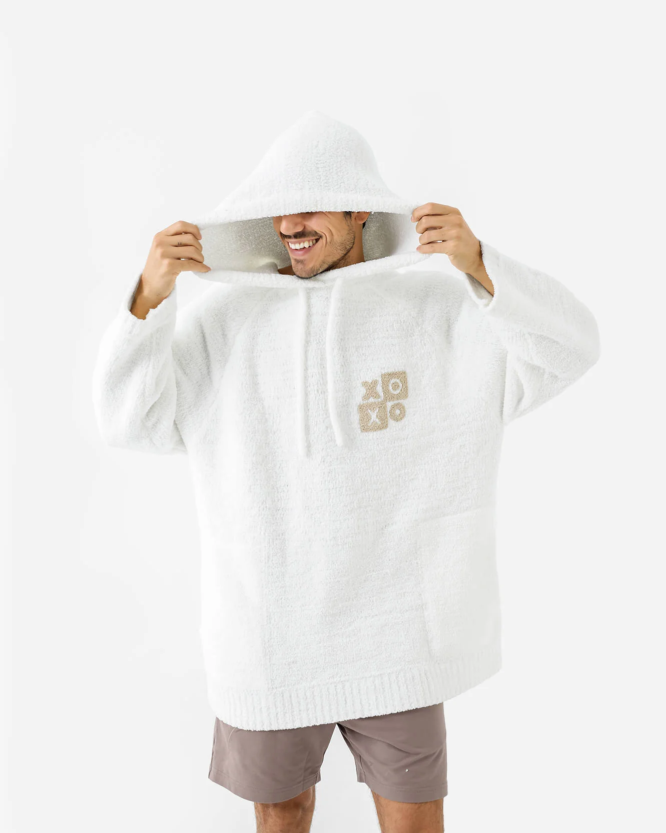 XO Checkerboard Snug Blanket Hoodie | Last Chance - Image 9