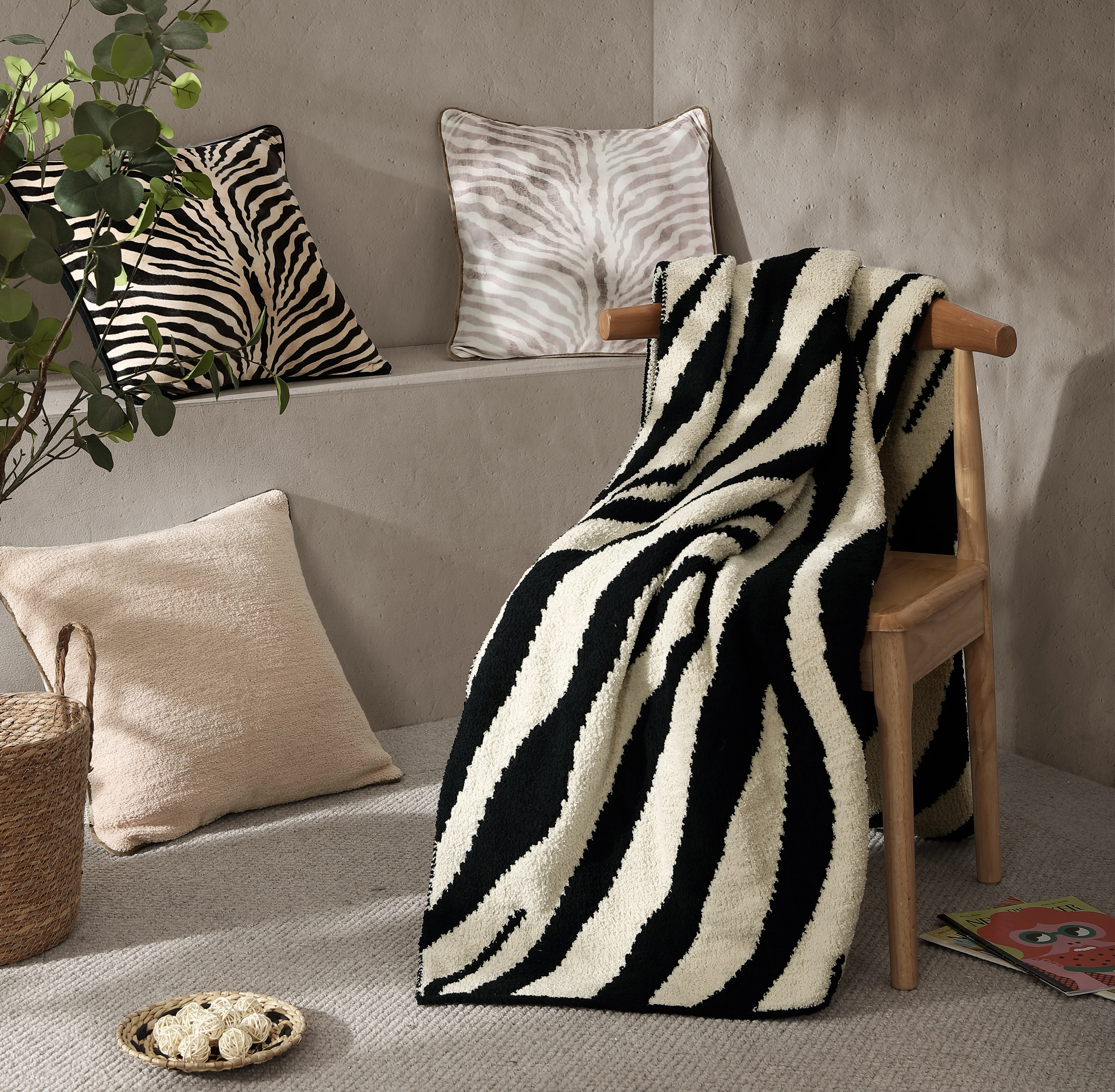 Zebra Throw Pillow | Last Chance - Image 6